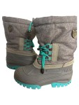 Vorschaubild 2 von Schneestiefel Kinder Gr. 30 Grau Textil Schnürung Zugbandverschluss Outdoor