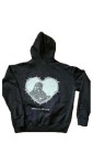 Vorschaubild 4 von Hoodie Kapuzenpullover Herren Gr. S Schwarz Streetwear