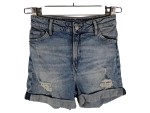 Vorschaubild 1 von Jeans Shorts Kinder Mädchen Gr. 146 Blau High Waist Relaxed