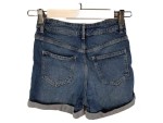 Vorschaubild 2 von Jeans Shorts Kinder Mädchen Gr. 146 Blau Destroyed Umschlagsaum Denim