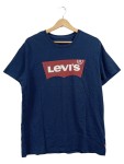 Vorschaubild 1 von Herren T-Shirt Logo-Print Navy Blau Gr. L Batwing