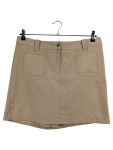 Vorschaubild 1 von Sportrock Damen Beige Gr. 42/XL Polyester Uni Casual Freizeit Knopf