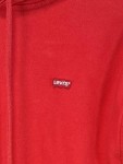 Vorschaubild 2 von Kapuzenpullover Herren XXS Rot Logo-Tape Hoodie Streetwear