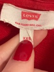 Vorschaubild 5 von Kapuzenpullover Herren XXS Rot Logo-Tape Hoodie Streetwear