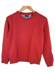 Vorschaubild 1 von Sweatshirt Kinder Gr. 158 Rot Rundhals Logo Embossed