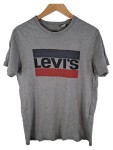 Vorschaubild 1 von Herren T-Shirt Logo-Print Grau Gr. M Sportswear Casual