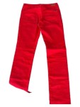 Vorschaubild 2 von Jeans Straight Leg Herren Gr. W28/44/XS Rot Baumwolle Uni Casual