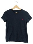 Vorschaubild 1 von Damen T-Shirt Basic Schwarz Gr. XS Batwing Logo Kurzarm