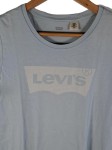 Vorschaubild 3 von Damen T-Shirt Gr. M Hellblau Batwing Logo Kurzarm Baumwolle