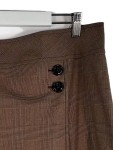 Vorschaubild 2 von Collection Damen Rock kariert Gr. 46 braun Business Midirock