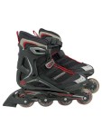 Vorschaubild 1 von Inlineskates Herren Größe 42.5 Schwarz Rot ABEC 5 Composite