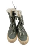 Vorschaubild 2 von Damen Schneestiefel Winterstiefel Oliv Gr. 38 Kunstfell gefüttert