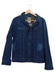 Vorschaubild 1 von Herren Jeansjacke Denim Jacke Gr. L Blau Used Look