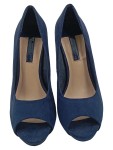 Vorschaubild 2 von Peeptoes Damen Gr. 37 Blau Faux-Wildleder Slip-On 11 cm Elegant