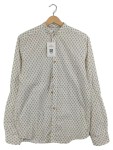 Vorschaubild 1 von Freizeithemd Herren Gr. 36/S Beige Baumwolle Geometrisch Casual