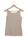 Vorschaubild 1 von Unterhemd Damen Gr. L Beige Polyamid Basic Ärmellos Alltag Träger