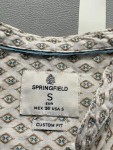 Vorschaubild 3 von Freizeithemd Herren Gr. 36/S Beige Baumwolle Geometrisch Casual