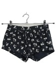 Vorschaubild 1 von Shorts Mädchen Gr. 158 Schwarz Palmenmuster Sommer