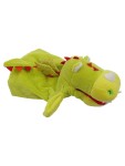 Vorschaubild 2 von Handpuppe Drache grün Plüsch Kaspertheater Kinder Spielzeug