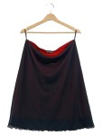 Vorschaubild 1 von Damen Unterrock Schwarz Rot Mesh Gr. 40 L Elegant