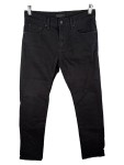 Vorschaubild 1 von Jeans Slim Fit Herren Schwarz Gr. W30/46/S Baumwolle Basic Alltag Knopf