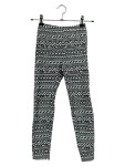 Vorschaubild 1 von Kinder Leggings Mädchen 134, 140 Schwarz Weiß Geometrisch Ethno Muster
