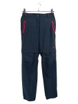 Vorschaubild 1 von Outdoorhose Kinder Gr. 152 Blau Polyester Uni Zip-Off Hose 32 cm Sportlich