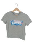 Vorschaubild 1 von Herren T-Shirt Kurzarm Grau Gr. XS Logo-Print 100% Baumwolle