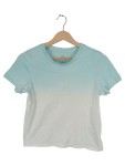 Vorschaubild 1 von T-Shirt Kinder Gr. 164 Türkis Farbverlauf Kurzarm Casual Baumwolle