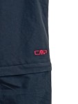 Vorschaubild 3 von Outdoorhose Kinder Gr. 152 Blau Polyester Uni Zip-Off Hose 32 cm Sportlich