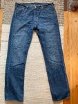 Vorschaubild 6 von 501 Jeans Straight Leg Herren W36 L34 Blau Knopfleiste