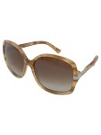 Vorschaubild 1 von Damen Sonnenbrille Braun Kunststoff Elegant