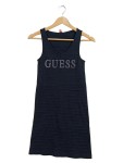 Vorschaubild 1 von Damen Strickkleid Trägerkleid Schwarz Gr. 36/S Glitzer Logo