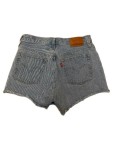 Vorschaubild 3 von 501 Jeans Shorts Damen W28 Hellblau Destroyed Cutoff