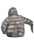 Vorschaubild 2 von Steppjacke Kinder Gr. 158 Grau Polyamid Uni Outdoor Langarm