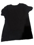 Vorschaubild 3 von T-Shirt Damen Gr. S Schwarz Logo-Print Batwing Kurzarm