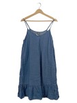 Vorschaubild 1 von Jeanskleid Damen Sommerkleid Blau Gr. 40, L Casual Baumwolle