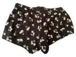 Vorschaubild 2 von Shorts Mädchen Gr. 158 Schwarz Palmenmuster Sommer