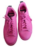 Vorschaubild 1 von Sneaker low Damen Gr. 38 Pink Textil Schnürung Casual Freizeit Uni Logo