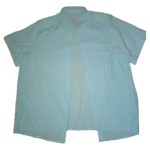 Vorschaubild 3 von Damen Hemdbluse Kurzarm Türkis Gr. 52