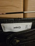 Vorschaubild 2 von Damen Lederhose Schwarz Gr. 40 W31 L Falten