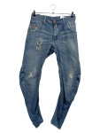 Vorschaubild 1 von Herren Jeans Tapered Fit Blau Destroyed Gr. 46 W36 L30