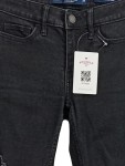 Vorschaubild 3 von Ripped Jeans Damen Schwarz Gr. W24/32/XXS Baumwolle Uni Casual 35 cm