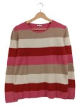 Vorschaubild 1 von Damen Pullover Gestreift Mehrfarbig Gr. 38 M Casual