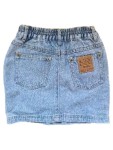 Vorschaubild 3 von Jeansrock Mädchen Blau Gr. 98 Casual 100% Baumwolle Minirock