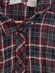 Vorschaubild 5 von Damen Hemdbluse Flanellhemd Kariert Rot Gr. 52 Langarm Casual