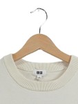 Vorschaubild 3 von Pullover Damen Gr. 38/M Weiß Baumwolle Polyester Viskose Gestreift Casual