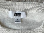 Vorschaubild 5 von Pullover Damen Gr. 38/M Weiß Baumwolle Polyester Viskose Gestreift Casual