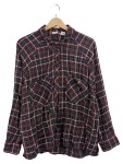 Vorschaubild 1 von Damen Hemdbluse Flanellhemd Kariert Rot Gr. 52 Langarm Casual