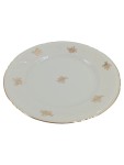 Vorschaubild 1 von Essteller Weiß Gold Blumenmuster Porzellan 19 cm Klassisch